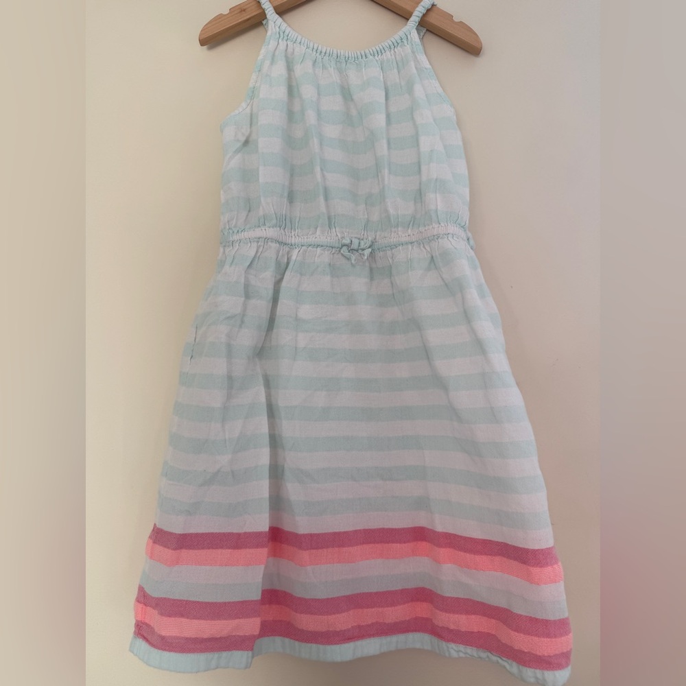 Janie and jack Striped Blue and Pink Kids Dress